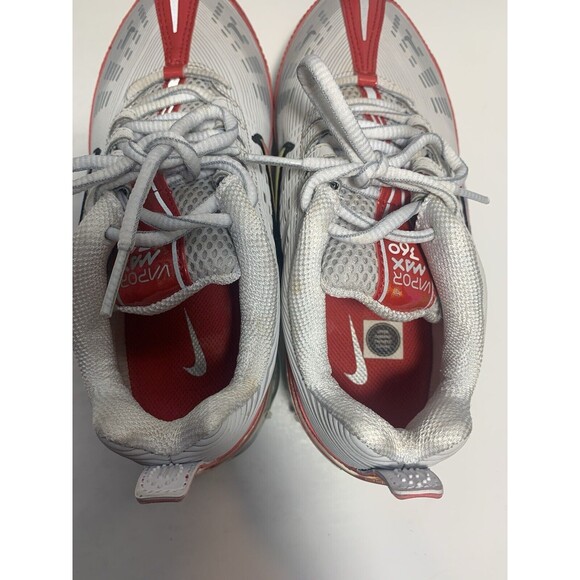 Nike Wmns Air Vapormax 360 Grey Red CK2719-001 Women's Shoe Size 6 - Picture 9 of 10